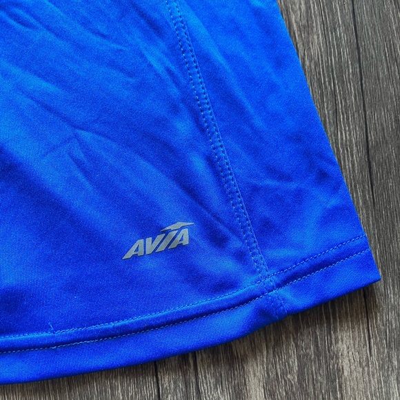 Avia Blue Athletic Workout Top Sz M - Picture 5 of 5